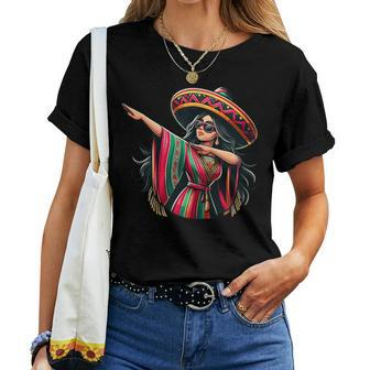 Cinco De Mayo Dabbing Mexican Cinco De Mayo Women T-shirt | Mazezy DE