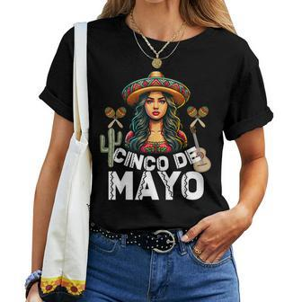 Cinco De Mayo Girl Mexican Fiesta 5 De Mayo For Girl Women T-shirt - Thegiftio UK