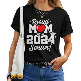 Class Of 2024 Senior Year Proud Mom Senior 2024 Women T-shirt | Mazezy