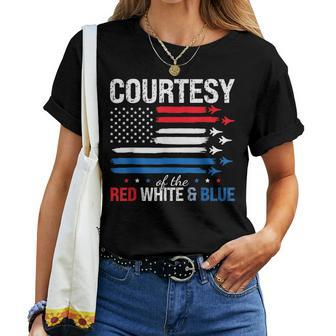 Courtesy Of The Usa Red White And Blue 4Th Of July Men Women T-shirt - Thegiftio UK