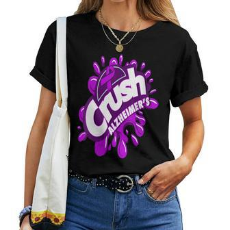 Crush Alzheimer's Women T-shirt - Seseable