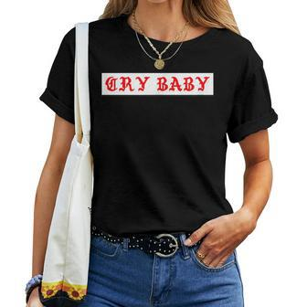 Cry Baby Soft Girl Aesthetic Clothes Egirl Soft Grunge Women T-shirt - Monsterry DE