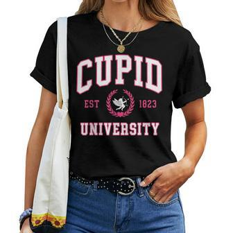 Cupid Est 1823 University Valentine’S Day Couple Boys Girls Women T-shirt - Monsterry