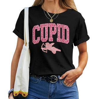 Cupid University Cute Women's N Girl Valentine's Day Women T-shirt - Monsterry