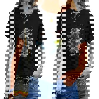 Cute Black Lab Black Labrador Retriever Puppy Dog Mom Animal Women T-shirt - Thegiftio