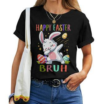Dabbing Bunny Easter Bruh Boy Girl Kid Women T-shirt - Seseable