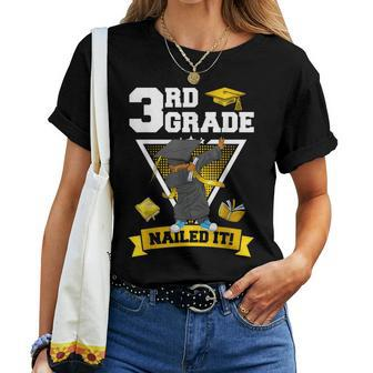 Dabbing Graduation Boy 3Rd Grade Nailed It Class Of 2024 Women T-shirt - Monsterry UK