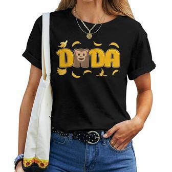 Dad And Mom Dada Birthday Girl Monkey Banana Family Matching Women T-shirt - Monsterry AU