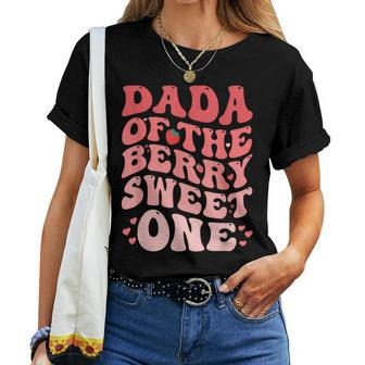 Dada Of The Berry Sweet One Birthday Strawberry Girl Women T-shirt - Monsterry UK