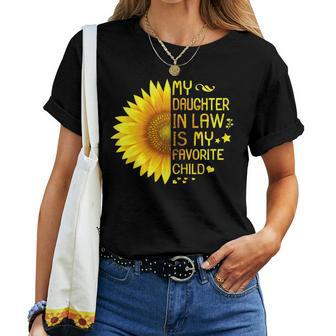My Daughter In Law Is My Favorite Child Mother-In-Law Women T-shirt - Monsterry