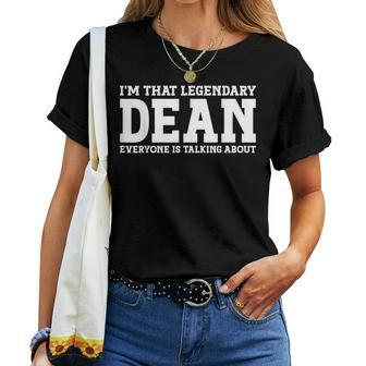 Dean Personal Name Girl Dean Women T-shirt - Monsterry AU