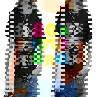 Déguisement « This Is My 80'S Bro » Pour Fête Des Années 80 Avec Col En V T-shirt femme - Cadeauxyz