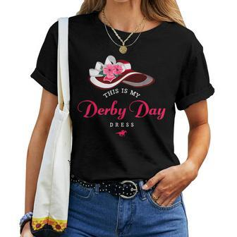 Derby Day 2024 Derby Horse This Is My Derby Day Dress Women T-shirt | Mazezy