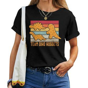 Dinosaur Chicken Nugget Plush Dino Chicken Nugget Lover Women T-shirt - Seseable