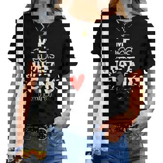 Diseño Divertido Me Teneis Hasta El Coño Mu Jarta Madre Cuello Camiseta de mujer - Regaloses