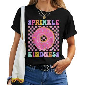 Donut Sprinkle Kindness Girls Doughnut Lover Women T-shirt - Thegiftio UK