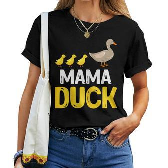 Ducks Duck Lover Mama Duck Women T-shirt - Monsterry