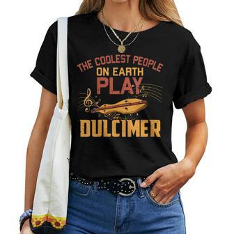 Dulcimer Music Lover Mountain Dulcimer Player Women T-shirt - Monsterry