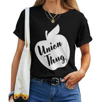 Ed Red Union Thug Teacher T Women T-shirt - Monsterry