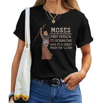 Faith Moses Bible Verse Christian Prayer Women T-shirt - Monsterry CA