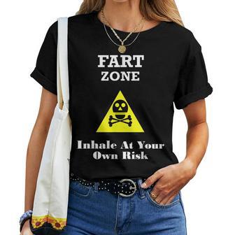 Farter Fart Loading Zone Joke Women T-shirt - Monsterry UK