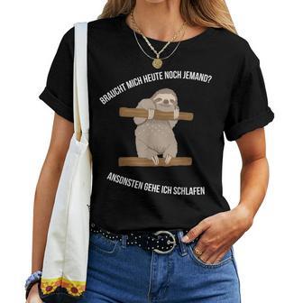 Faultier Sloth2 Geschenkidee Kollegen Freunde T-shirt Frauen - Geschenkecke