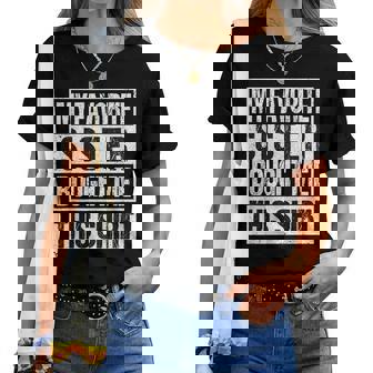 My Favorite Sister Bought Me This Brother Women T-shirt - Thegiftio UK
