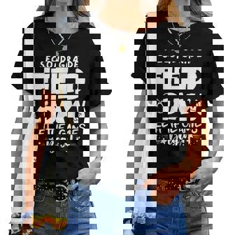 Field Day Second 2Nd Grade Orange 2024 Boy Girl Teacher Women T-shirt | Mazezy