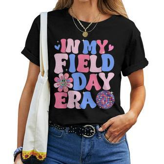 In My Field Trip Era Retro Groovy Teacher Field Day 2024 Women T-shirt | Mazezy