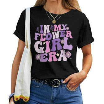 Flower Girl Groovy In My Flower Girl Era Women T-shirt - Monsterry AU