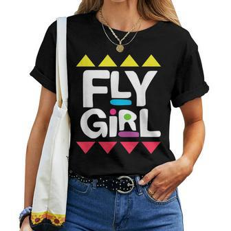 Fly Girl 80S Hip Hop For Woman 90S Old School B-Girl Women T-shirt - Seseable