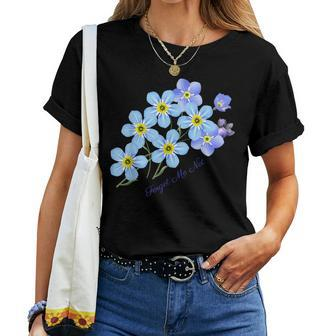 Forget-Me-Not Botanical For Women Women T-shirt - Seseable