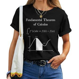 Fundamental Theorem Of Calculus Math Teacher Nerdy Women T-shirt - Monsterry UK