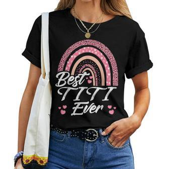 Best Titi Ever Rainbow Cute For Women Women T-shirt - Monsterry DE