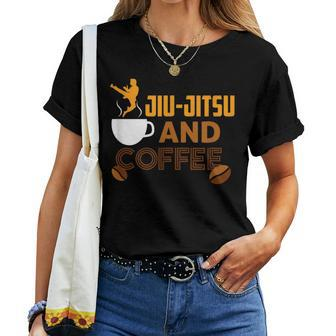 Brazilian Jiu Jitsu And Coffee Bjj Gi Women Women T-shirt - Monsterry CA