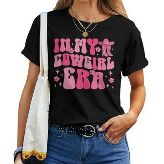 In My Cowgirl Era Cool Groovy Retro Western Women T-shirt - Seseable