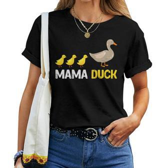 Duck Lover Mama Duck Ducks Women T-shirt - Monsterry CA