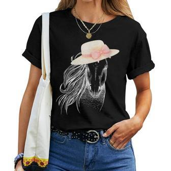 Hat Derby Day 2024 Cute Horse Derby Party 150Th Women T-shirt - Monsterry AU