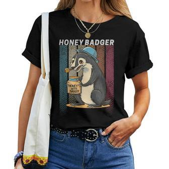 Honey Badger For Vintage Honey Badger Women T-shirt - Monsterry AU