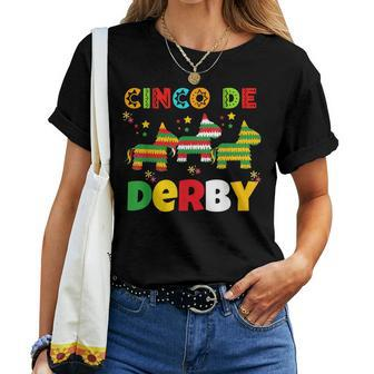 Horse Racing Cinco De Derby Ky Derby De Mayo Women T-shirt | Mazezy DE