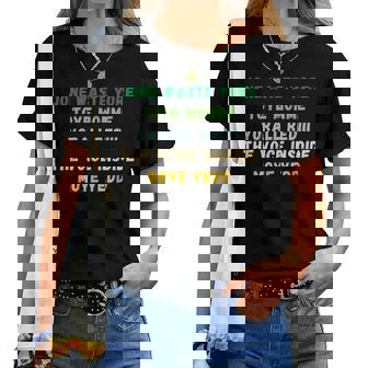 Jone Waste Your Miss You Jone Waste Yore Toye Monme Women T-shirt | Mazezy