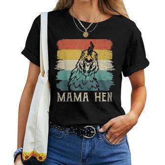 Mama Hen Apparel Vintage Retro Chicken Mom Mother Women T-shirt - Monsterry UK