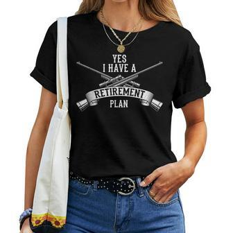 Retirement Plan Hunting Club Apparel Women Women T-shirt - Monsterry DE