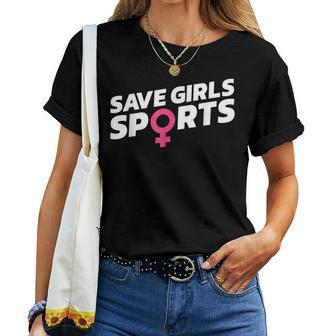Save Girls Sports Female Team Play The Game Women T-shirt - Monsterry