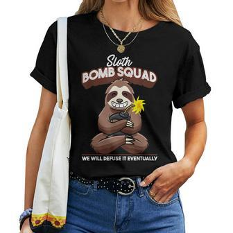 Sloth Bomb Defusal Explosive Experts Eod Women T-shirt - Monsterry UK