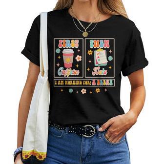 Sped Teacher Special Education First Coffee Then Data Women T-shirt - Monsterry CA