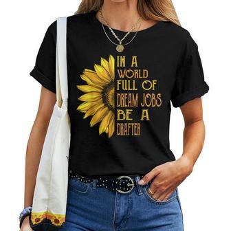 Sunflower Drafter Women T-shirt - Monsterry