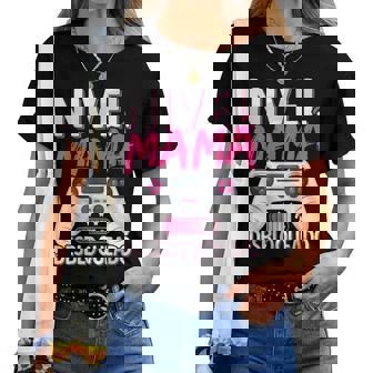 Futura Mama Madre Anunciar Embarazo Nivel Mama Desbloqueado Camiseta de mujer - Regaloses