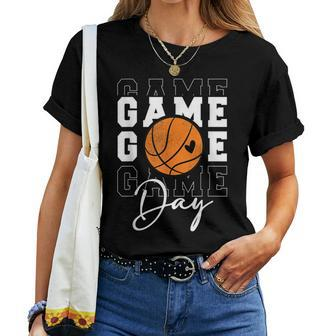 Game Day Basketball For Youth Boy Girl Basketball Mom Women T-shirt | Mazezy CA