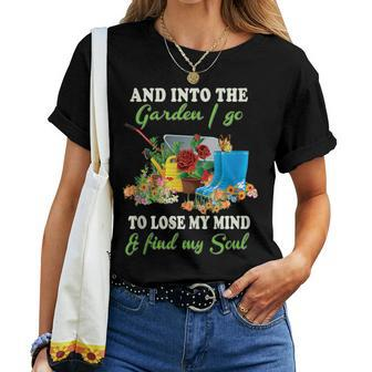 Into The Garden I Go Gardening Plant Lovers Women T-shirt - Monsterry AU
